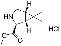 MC66482 (1R,2S,5S)-Methyl 6,6-dimethyl-3-azabicyclo[3.1.0]hexane-2-carboxylate Hydrochloride 565456-77-1 (1R,2S,5S)-6,6-二甲基-3-氮杂双环[3,1,0]己基-2-羧酸甲酯盐酸盐