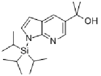 MC87269 1H-Pyrrolo[2,3-b]pyridine-5-methanol, a,a-dimethyl-1-[tris(1-methylethyl)silyl]- 918523-63-4 Α,Α-二甲基-1-[三(1-甲基乙基)硅酯]-1H-吡咯并[2,3-B]吡啶-5-甲醇