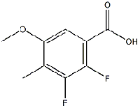 MC37721  2,3-Difluoro-5-methoxy-4-methylbenzoic acid  [1706446-21-0]