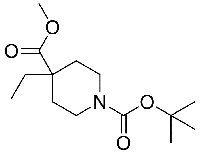 MC66592 Methyl N-Boc-4-Ethylpiperidine-4-Carboxylate 578021-55-3 N-叔丁氧羰基-4-乙基哌啶-4-甲酸甲酯