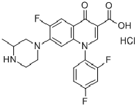 MC90726 TEMAFLOXACIN HYDROCHLORIDE 105784-61-0 TEMAFLOXACIN HYDROCHLORIDE