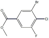 MC91543 Methyl 3-broMo-4-chloro-5-fluorobenzoate 1160574-62-8 3-溴-4-氯-5-氟苯甲酸甲酯