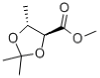 MC99523 METHYL (4S)-TRANS-2,2,5-TRIMETHYL-1,3-DIOXOLANE-4-CARBOXYLATE 38410-80-9 (4S,5R)-2,2,5-三甲基-1,3-二氧戊环-4-羧酸甲酯