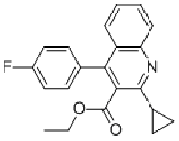 MC94174 Ethyl 2-cyclopropyl-4-(4-fluorophenyl)-quinolyl-3-carboxylate 148516-11-4 2-环丙基-4-(4-氟苯基)-喹啉-3-羧酸乙酯