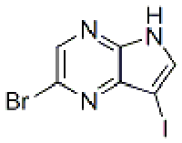 MC77598 2-BROMO-7-IODO-5H-PYRROLO[2,3-B]PYRAZINE 875781-44-5 2-溴-7-碘-5H-吡咯并[2,3-B]吡嗪