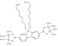MC79260 9,9-Dioctyl-2,7-bis(4,4,5,5-tetramethyl-1,3,2-dioxaborolan-2-yl)-9H-9-silafluorene 958293-23-7 9,9-二辛基-9H-9-硅杂芴-2,7-双(硼酸频哪醇酯)