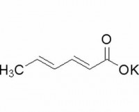 MC11114   2，4-己二烯酸钾;花楸酸钾;清凉茶酸钾;(E,E)-2,4-己二烯酸钾盐  [24634-61-5]  