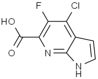 MC92532 4-Chloro-5-fluoro-7-azaindole-6-carboxylic acid 1246088-38-9 4-Chloro-5-fluoro-7-azaindole-6-carboxylic acid