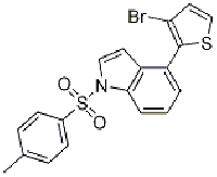 MC87446 4-(3-Bromo-thiophen-2-yl)-1-(toluene-4-sulfonyl)-1H-indole 942920-42-5 4-(3-Bromo-thiophen-2-yl)-1-(toluene-4-sulfonyl)-1H-indole