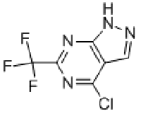 MC95470 4-CHLORO-6-(TRIFLUOROMETHYL)-1H-PYRAZOLO[3,4-D]PYRIMIDINE 1780-80-9 4-氯-6-三氟甲基-1H-吡唑[3,4-D]嘧啶