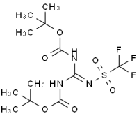 MC96490 1,3-DI-Boc-2-(Trifluoromethylsulfonyl)Guanidine 207857-15-6 1,3-二-BOC-2-(三氟甲基磺酰)胍
