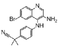 MC87229 2-(4-((3-Amino-6-bromoquinolin-4-yl)amino)-phenyl)-2-methylpropanenitrile 915019-52-2 2-(4-((3-Amino-6-bromoquinolin-4-yl)amino)-phenyl)-2-methylpropanenitrile