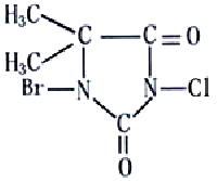 MC62289 Bromochloro-5,5-dimethylimidazolidine-2,4-dione 16079-88-2 溴氯海因
