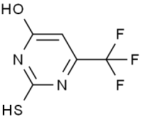 MC99312 4-Hydroxy-6-(Trifluoromethyl)Pyrimidine-2-Thiol 368-54-7 4-羟基-6-三氟甲基嘧啶-2-硫醇
