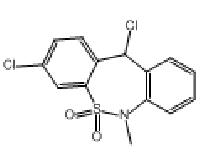 MC97662 rac 3,11-Dichloro-6,11-dihydro-6-methyl-dibenzo[c,f][1,2]thiazepine 5,5-Dioxide 26638-66-4 rac 3,11-Dichloro-6,11-dihydro-6-methyl-dibenzo[c,f][1,2]thiazepine 5,5-Dioxide