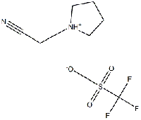 MC73833 1-(cyanoMethyl)pyrrolidiniuM trifluoroMethanesulfonate 573987-48-1 N-氰甲基吡咯烷三氟甲烷磺酸盐
