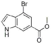 MC77725 1H-Indole-6-carboxylic acid, 4-broMo-, Methyl ester 882679-96-1 甲基-4 - 溴-1H-吲哚-6 - 羧酸乙酯