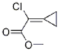 MC76793 methyl 2-chloro-2-cyclopropylideneacetate 82979-45-1 2-氯-2-环丙基亚甲基乙酸甲酯