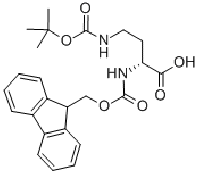 MC91362 FMOC-D-DAB(FMOC)-OH 114360-56-4 N-ALPHA-芴甲氧羰基-N-GAMMA-叔丁氧羰基-D-二氨基丁酸