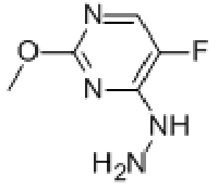 MC94955 4(1H)-Pyrimidinone,5-fluoro-2-methoxy-,hydrazone(9CI) 166524-64-7 5-氟-4-肼基-2-甲氧基嘧啶