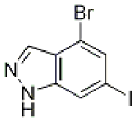 MC77837 1H-Indazole,4-broMo-6-iodo- 885518-97-8 4-溴-6-碘-1H 吲唑