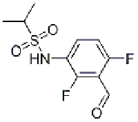 MC87267 N-(2,4-difluoro-3-forMylphenyl)propane-2-sulfonaMide 918523-55-4 N-(2,4-difluoro-3-forMylphenyl)propane-2-sulfonaMide