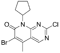 MC60125 6-broMo-2-chloro-8-cyclopentyl-5-Methylpyrido[2,3-d]pyriMidin-7(8H)-one 1016636-76-2 6-溴-2-氯-8-环戊基-5-甲基-吡啶并[2,3-D]嘧啶-7(8H)-酮