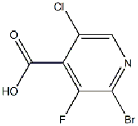 MC72954 2-BroMo-5-chloro-3-fluoroisonicotinic acid 514798-01-7 2-溴-5-氯-3-氟异烟酸
