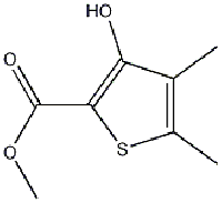 MC98550 METHYL 3-HYDROXY-4,5-DIMETHYLTHIOPHENE-2-CARBOXYLATE 32822-84-7 3-羟基-4,5-二甲基噻吩-2-羧酸甲酯