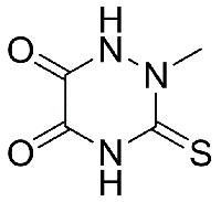 MC66666 Tetrahydro-2-Methyl-3-Thioxo-1,2,4-Triazine-5,6-Dione 58909-39-0 2,5-二氢-6-羟基-2-甲基-5-氧-3-巯基-1,2,4-三嗪