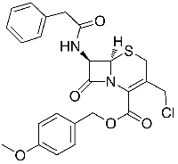 MC90568 4-Methoxybenzyl3-chloromethyl-7-(2-phenylacetamido)-3-cephem-4-carboxylate 104146-10-3 7-苯乙酰氨基-3-氯甲基-4-头孢烷酸对甲氧基苄酯