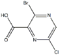 MC92705 3-BroMo-6-chloropyrazine-2-carboxylic acid 1260773-60-1 3-溴-6-氯吡嗪-2-羧酸