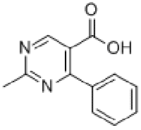 MC92870 2-METHYL-4-PHENYL-5-PYRIMIDINECARBOXYLIC ACID 127958-10-5 2-甲基-4-苯基-5-嘧啶甲酸