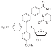 MC49664  N4-苯甲酰基-5′-O-(4,4′-二甲氧基三苯基)-2′-脱氧胞苷  [67219-55-0]