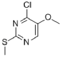 MC77452 4-CHLORO-5-METHOXY-2-(METHYLSULFANYL)PYRIMIDINE 87026-45-7 5-甲氧基-2-甲硫基-4-氯嘧啶