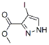 MC93488 1H-Pyrazole-3-carboxylic acid, 4-iodo-, methyl ester 136944-79-1 1H-Pyrazole-3-carboxylic acid, 4-iodo-, methyl ester