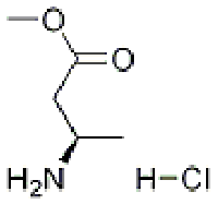 MC93664 Butanoic acid, 3-aMino-, Methyl ester, hydrochloride, (R)- 139243-54-2 R-3-氨基丁酸甲酯盐酸盐