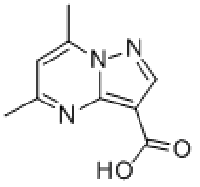 MC78301 5,7-DIMETHYL-PYRAZOLO[1,5-A]PYRIMIDINE-3-CARBOXYLIC ACID 90349-23-8 5,7-二甲基-吡唑[1,5-A]嘧啶-3-羧酸