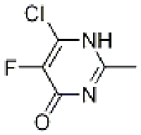 MC90729 4(1H)-PyriMidinone, 6-chloro-5-fluoro-2-Methyl- 105806-14-2 2-甲基-5-氟-6-氯嘧啶-4-酮