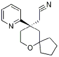 MC93723 2-[(9R)-9-(pyridin-2-yl)-6-oxaspiro[4.5]decan-9-yl]acetonitrile 1401031-38-6 (R)-2-(9-(吡啶-2-基)-6-二氧杂螺[4.5]癸烷-9-基)乙腈
