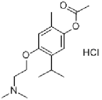 MC87577 MOXISYLYTE HYDROCHLORIDE 964-52-3 4-(2-二甲氨基乙氧基)-5-异丙基-2-甲基酯盐酸盐