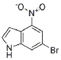 MC77858 1H-Indole, 6-broMo-4-nitro- 885520-50-3 6-溴-4-硝基-1H-吲哚