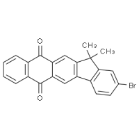MC91906 2-Bromo-13,13-dimethyl-6H-indeno[1,2-b]anthracene-6,11(13H)-dione 1196107-73-9 2-溴-13,13-二甲基-6H-茚并[1,2-b]蒽-6,11(13H)-二酮