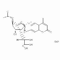MC50436  N-乙酰基-2-O-(4-甲基-2-氧代-2H-1-苯并吡喃-7-基)-ALPHA-神经氨酸一钠盐  [76204-02-9]