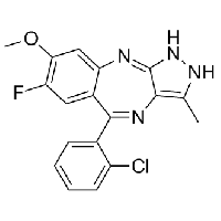 MC87037 R1530 882531-87-5 5-(2-氯苯基)-7-氟-1,2-二氢-8-甲氧基-3-甲基吡唑并[3,4-b][1,4]苯并二氮杂卓