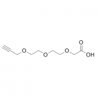MC87470 Acetic acid, 2-[2-[2-(2-propyn-1-yloxy)ethoxy]ethoxy]- 944561-46-0 Acetic acid, 2-[2-[2-(2-propyn-1-yloxy)ethoxy]ethoxy]-
