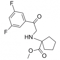 MC87547 Cyclopentanecarboxylic acid, 1-[[2-(3,5-difluorophenyl)-2-oxoethyl]amino]-, methyl ester 957121-88-9 Cyclopentanecarboxylic acid, 1-[[2-(3,5-difluorophenyl)-2-oxoethyl]amino]-, methyl ester
