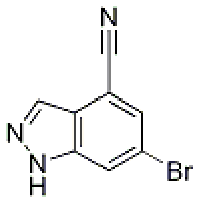 MC78216 6-Bromo-1H-indazole-4-carbonitrile 898747-00-7 6-溴-1H-吲唑-4-甲腈