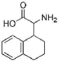 MC97625 2-amino-2-(1,2,3,4-tetrahydronaphthalen-1-yl)acetic acid 26368-32-1 2-amino-2-(1,2,3,4-tetrahydronaphthalen-1-yl)acetic acid