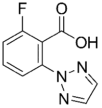 MC60709 2-Fluoro-6-(2H-1,2,3-triazol-2-yl)benzoic acid 1186050-58-7 2-氟-6-(2H-1,2,3-噻唑-2-基)苯甲酸